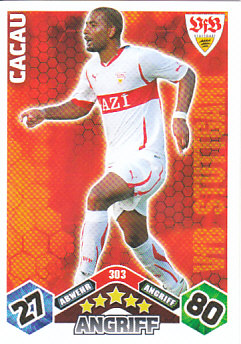 Cacau VfB Stuttgart 2010/11 Topps MA Bundesliga #303